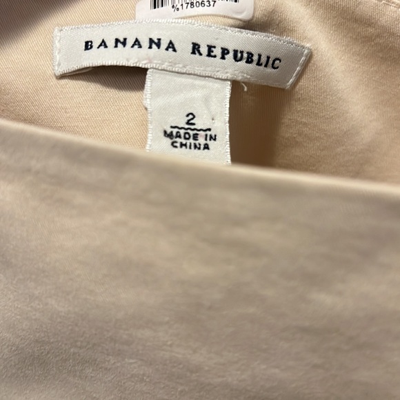 Beige Mini Dress with Black Bow Accent - Picture 4 of 5